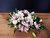 4.10 Ovaalvormig bloemstuk lelies roze